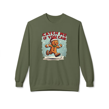 Gingerbread 'Catch Me If You Can' Crewneck Sweatshirt
