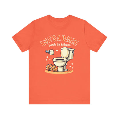 Life's a Beach, Unisex Short Sleeve Shirt - Psychonaut Swag
