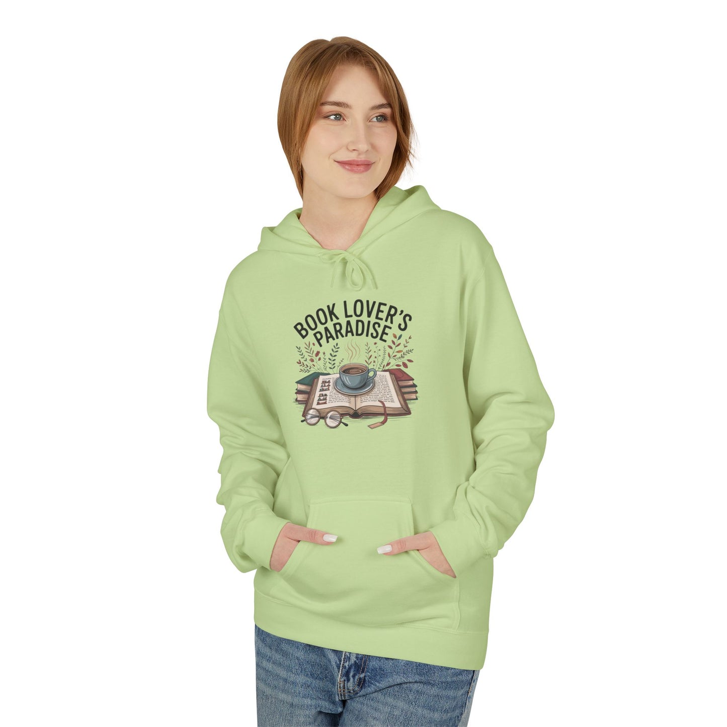 Book Lover's Paradise Hoodie – Cozy Reading Graphic Pullover for Bibliophiles