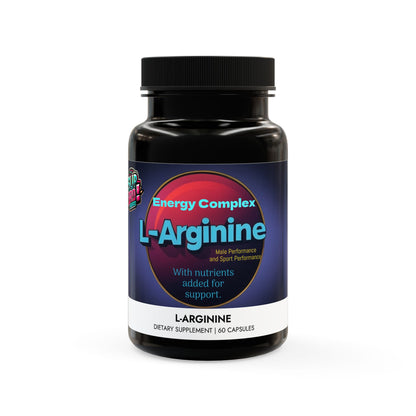L-Arginine Capsules — Male Performance & Sports Support (60 Count)