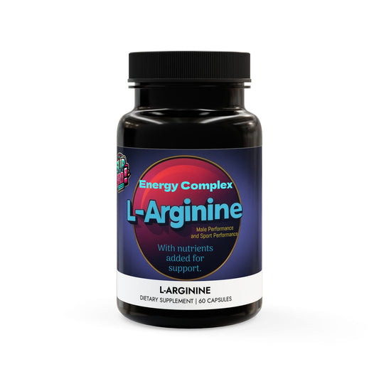 L-Arginine Capsules — Male Performance & Sports Support (60 Count)