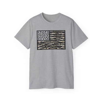 2nd Amendment Flag, Unisex Ultra Cotton Tee - Psychonaut Swag