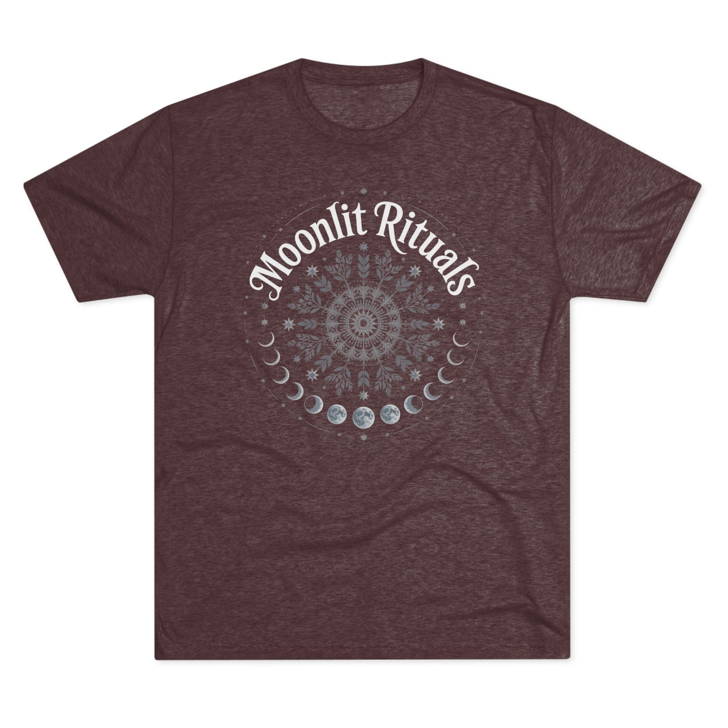 Moonlit Rituals Tee — Crescent Moon Phases Graphic T-Shirt