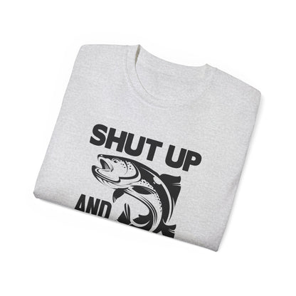 Quiet While Fishing, Unisex Ultra Cotton Tee