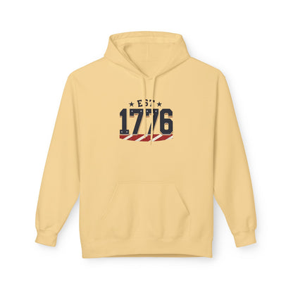 1776 American Hoodie — Patriotic Independence Day Sweatshirt