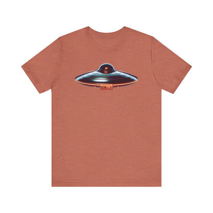 Flying Saucer, Unisex Jersey Short Sleeve Tee - Psychonaut Swag