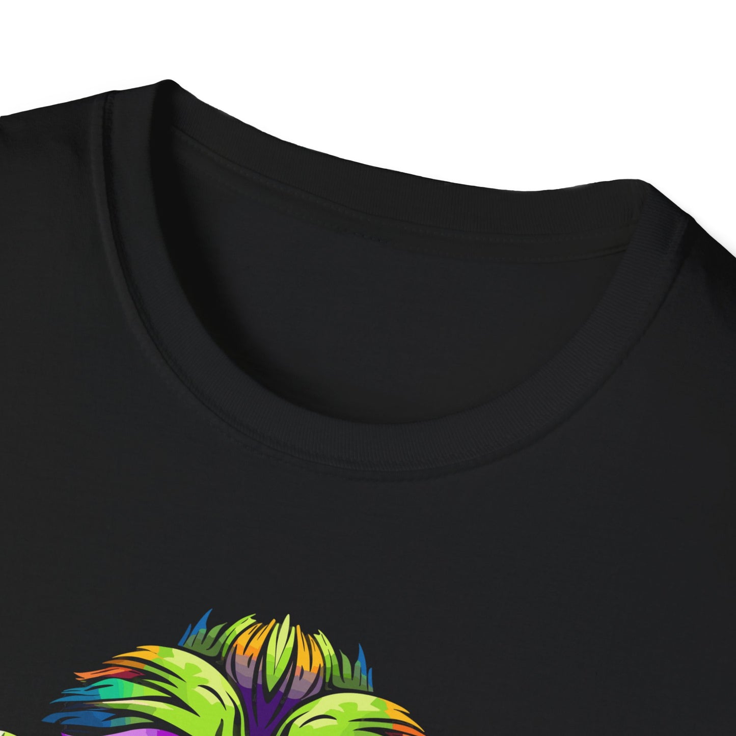 Stoned Ape, Psychedelic Unisex Softstyle T-Shirt