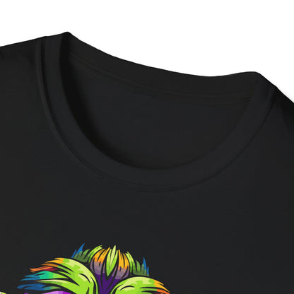 Stoned Ape, Psychedelic Unisex Softstyle T-Shirt
