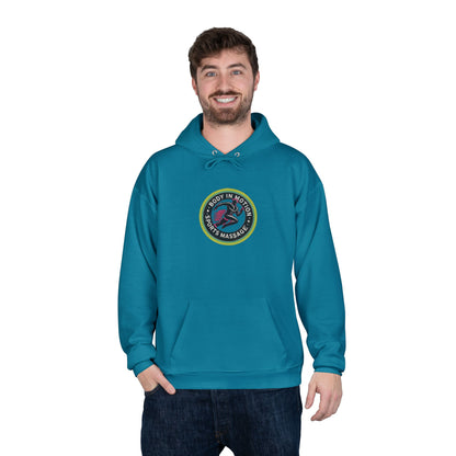 Sports Massage, Logo Hoodie — 'Run Fast' Athletic Pullover
