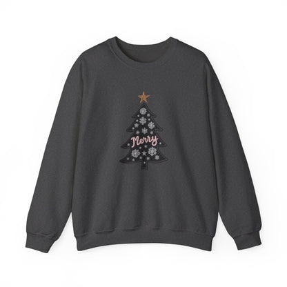 Merry Tree, Christmas sweatshirt, Unisex Heavy Blend™ Crewneck Sweatshirt