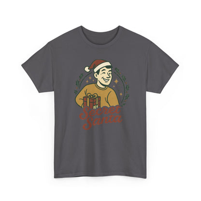 Secret Santa T-Shirt — Retro Holiday Graphic Tee
