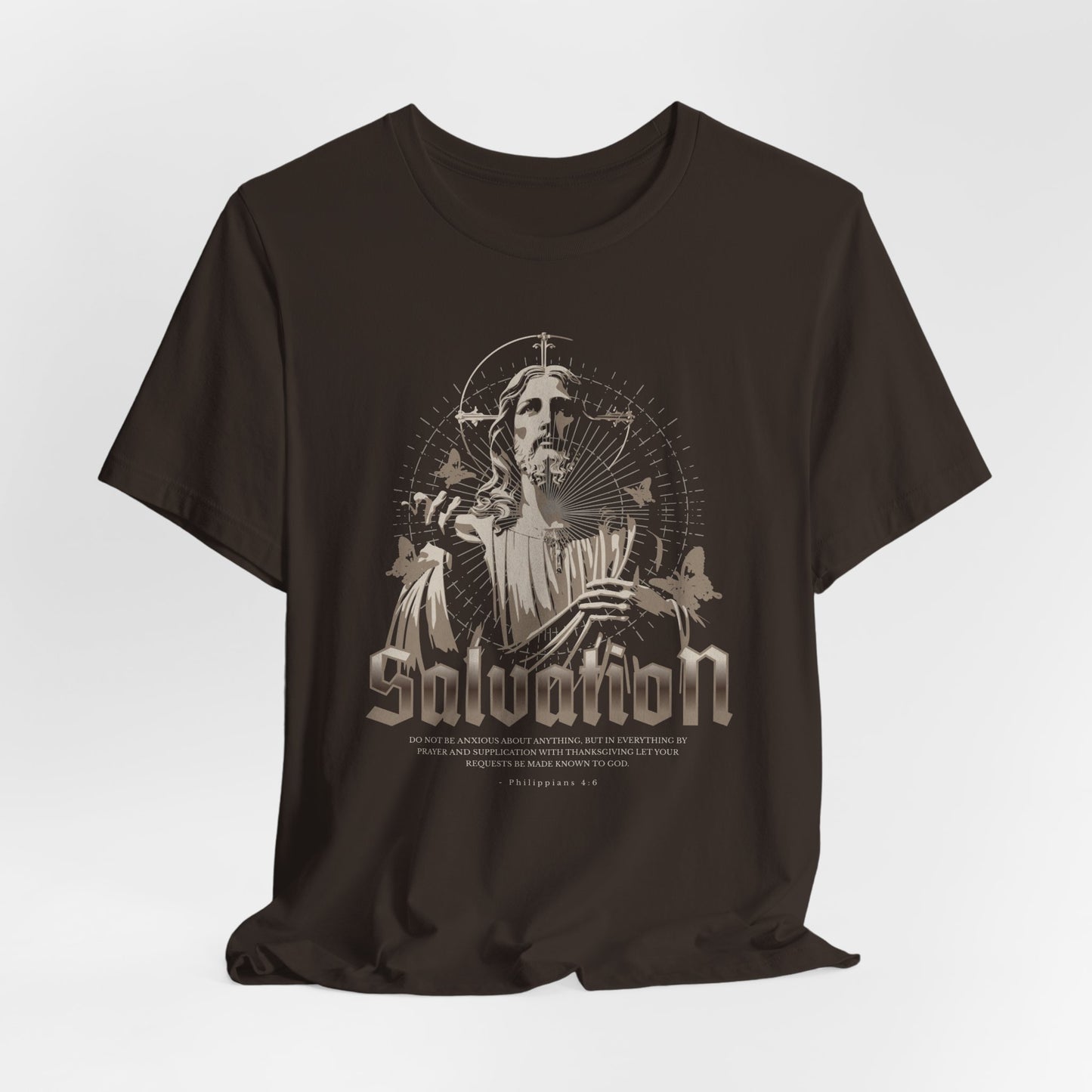 Salvation Graphic Tee — Vintage Jesus Religious T-Shirt