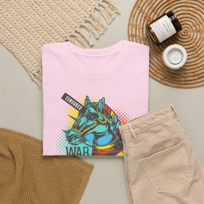 War Unicorn T-Shirt — Retro Neon Unicorn Graphic Tee