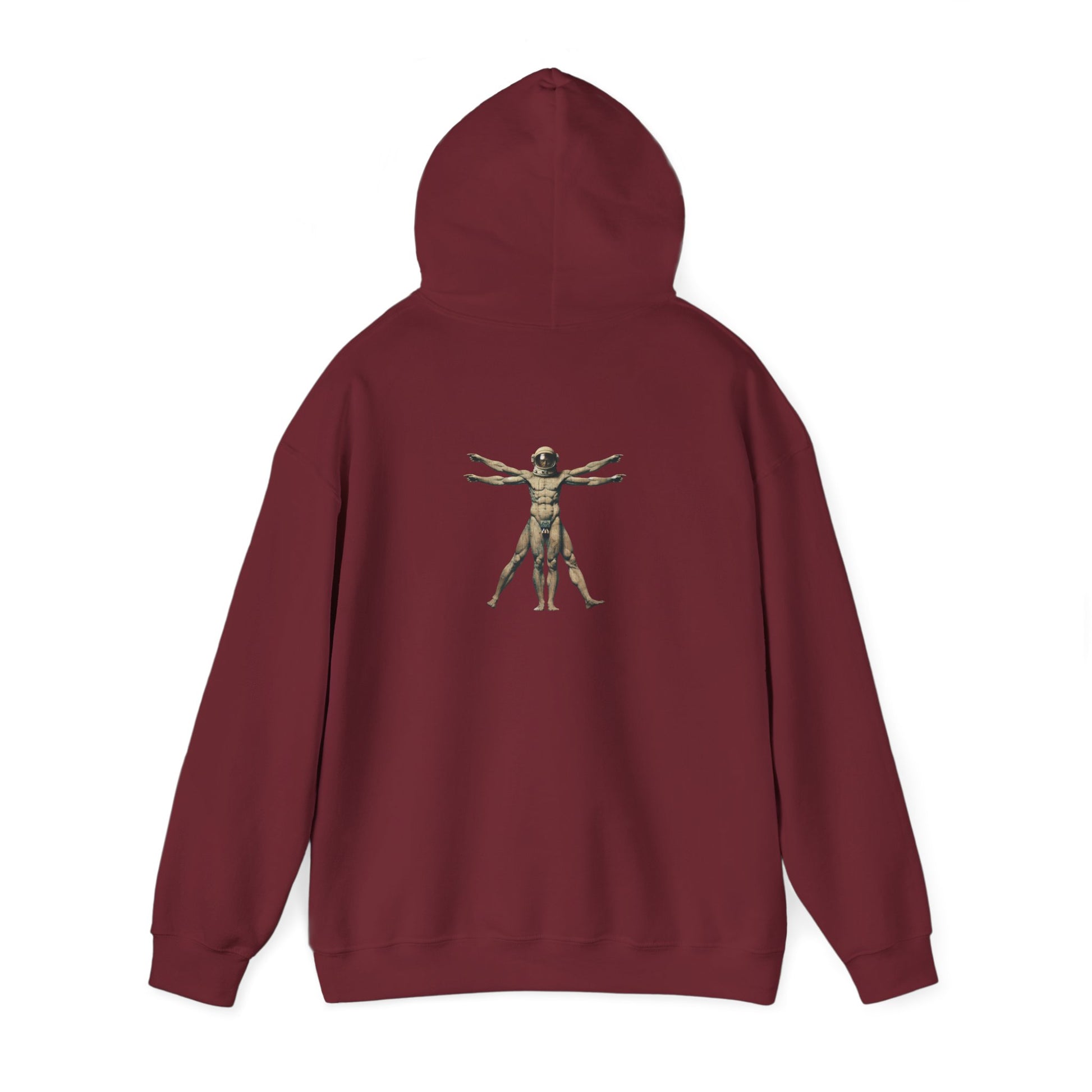 Psychonaut Staple, Vitruvian Hoody,Unisex Heavy Blend™ Hooded Sweatshirt - Psychonaut Swag
