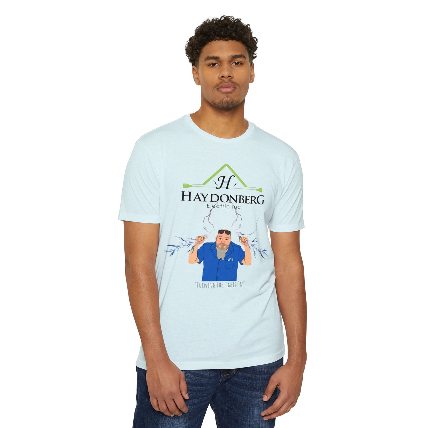 Haydonberg Turning The Lights On, Unisex CVC Jersey T-shirt