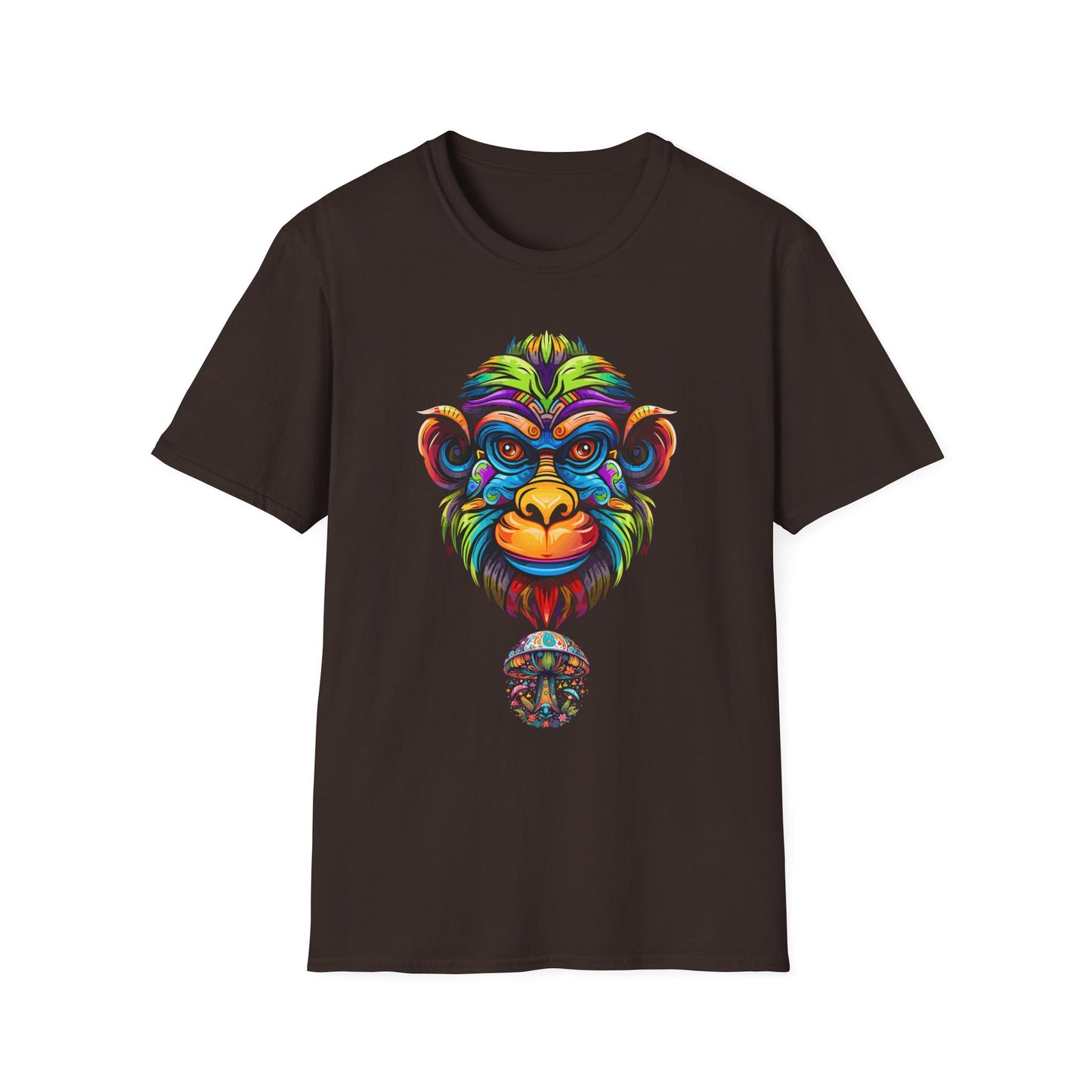 Stoned Ape, Psychedelic Unisex Softstyle T-Shirt