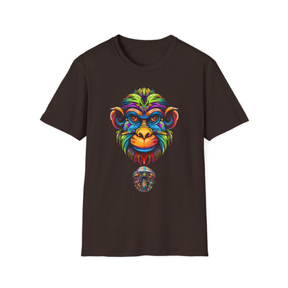 Stoned Ape, Psychedelic Unisex Softstyle T-Shirt