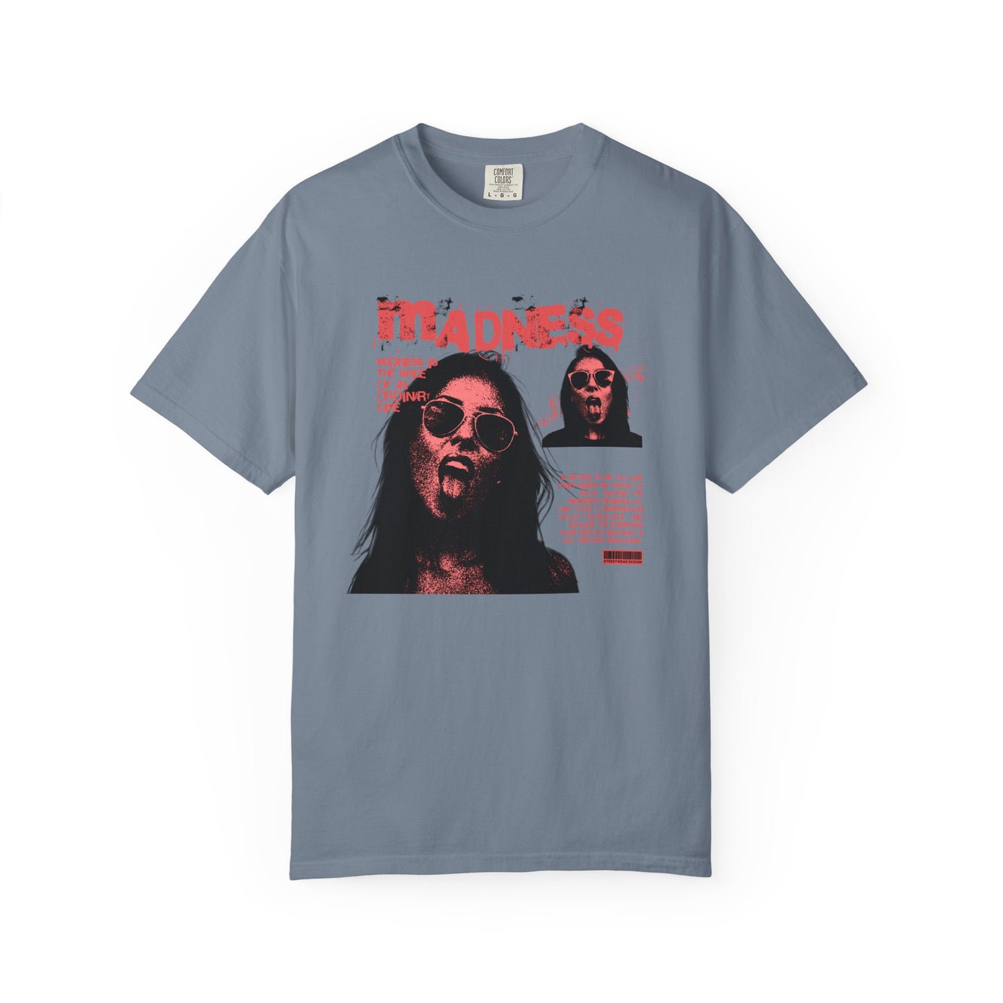 Madness Vintage Photo Graphic T‑Shirt