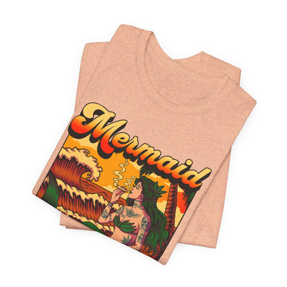 Mermaid Paradise Tee — Retro Vintage Beach Graphic T-Shirt