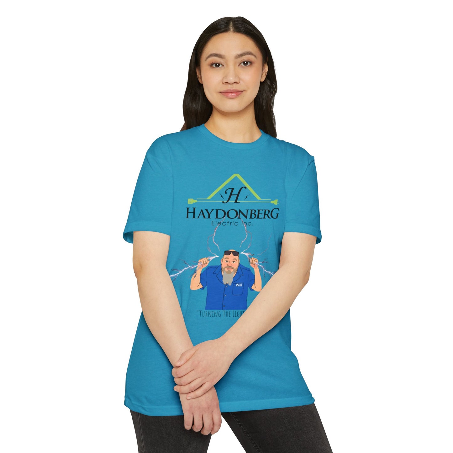 Haydonberg Turning The Lights On, Unisex CVC Jersey T-shirt