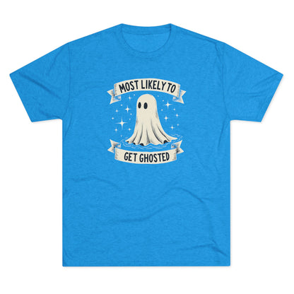 Most Likely To Get Ghosted T-Shirt — Cute Retro Ghost Halloween Tee