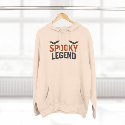 Spooky Legend Hoodie — Halloween Bat Graphic Fleece Sweatshirt