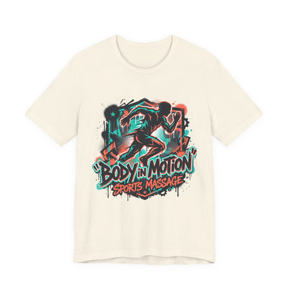 Sports Massage T-Shirt — Athletic Runner Graphic Tee