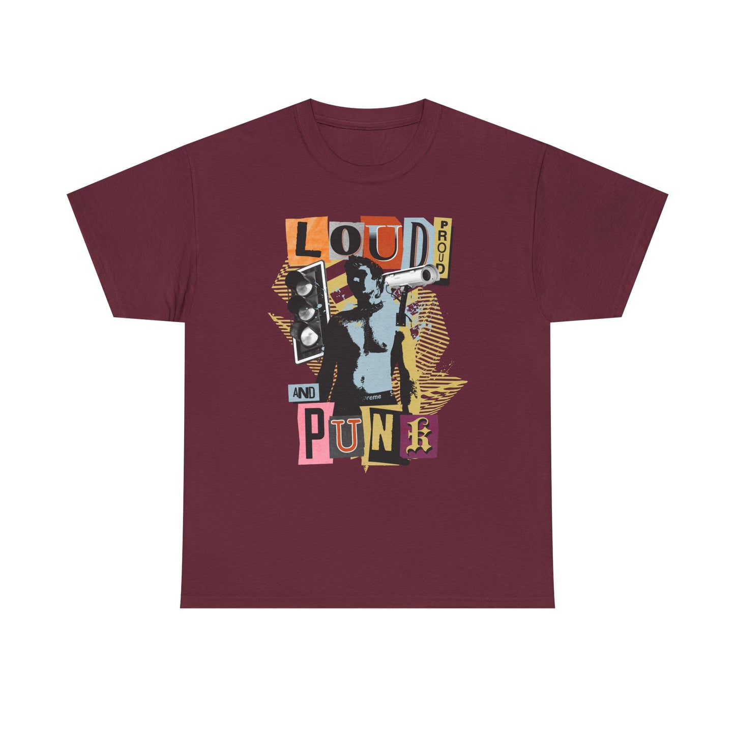 Punk Rock 'Loud' Graphic Tee — Vintage Concert Band Shirt