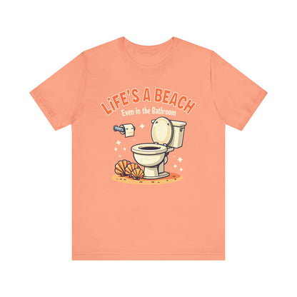 Life's a Beach, Unisex Short Sleeve Shirt - Psychonaut Swag