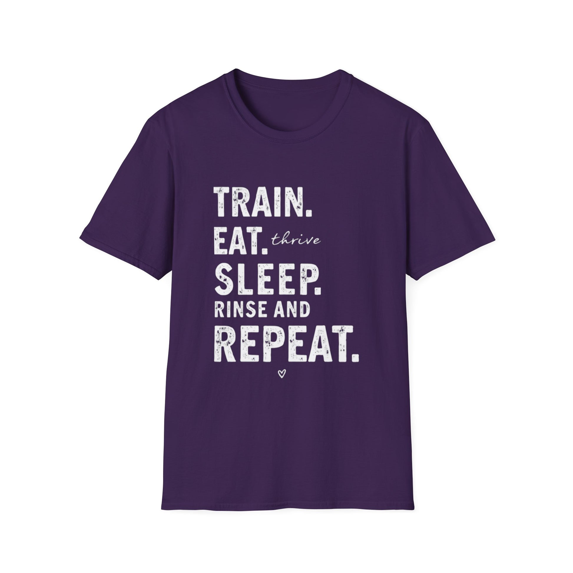 Train Eat Sleep Repeat T-Shirt, Fitness Apparel, Gym Wear, Motivational Shirt, Casual Unisex Tee - Psychonaut Swag