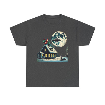 Christmas Santa UFO, Unisex Tee
