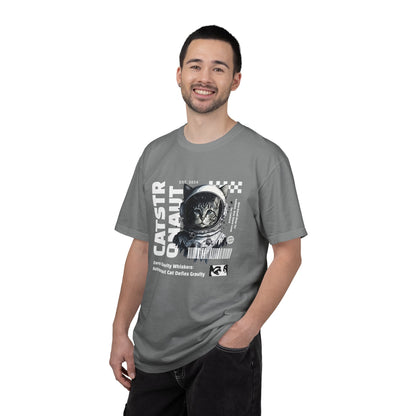 Castronaut, Astronaut Cat, Unisex Garment-Dyed T-shirt