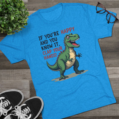 T‑Rex Would If It Could — Funny Dinosaur Crew Tee