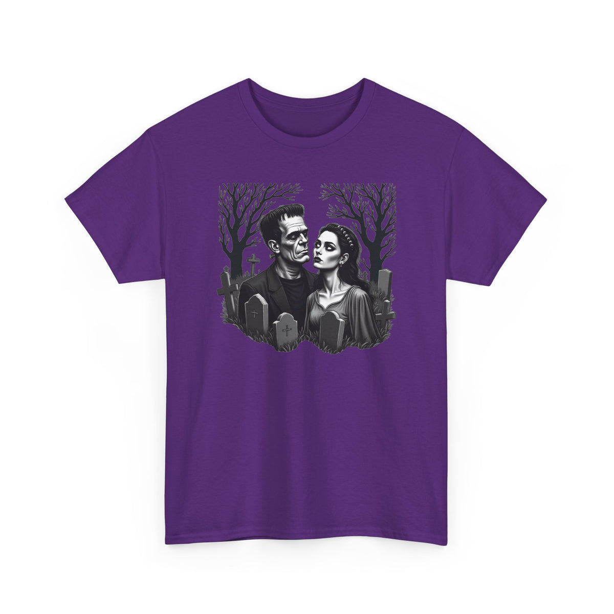 Gothic 'Until Forever' Couple Tee — Anniversary Season Graphic T-Shirt