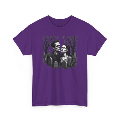 Gothic 'Until Forever' Couple Tee — Anniversary Season Graphic T-Shirt