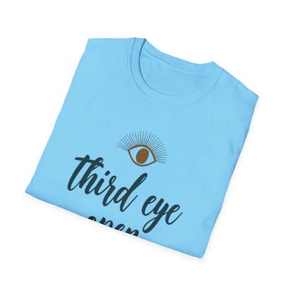 Third Eye insight, Open Unisex Softstyle T-Shirt, Spiritual Gift, Graphic Tee, Meditation Apparel, Casual Wear, Yoga Clothing, Unique T-Shirt - Psychonaut Swag