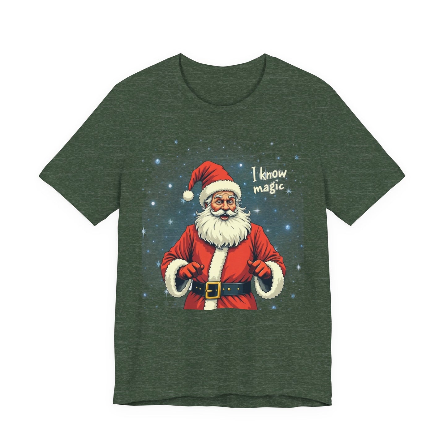 Santa Wizard Christmas Tee