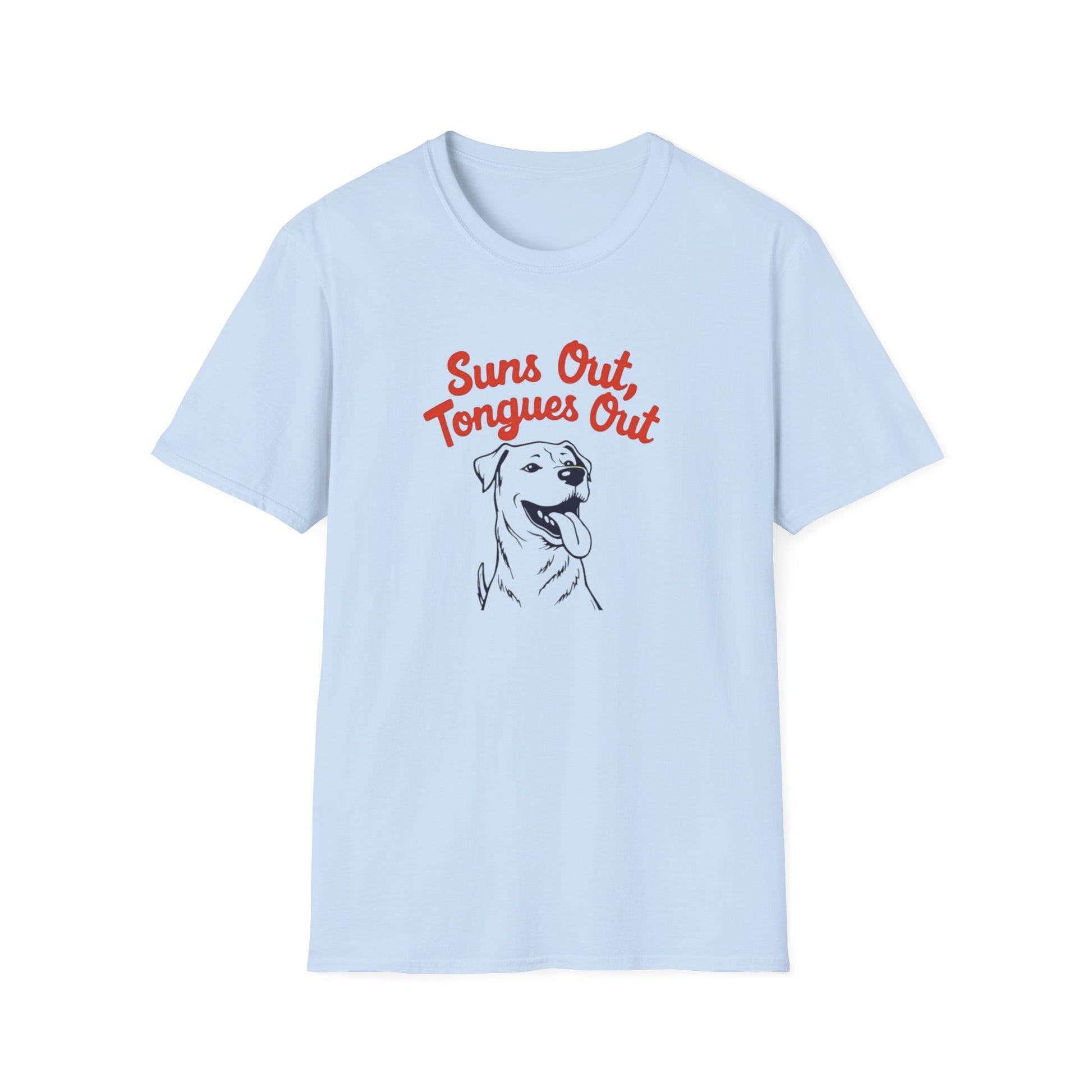 Suns Out, Tongues Out T-Shirt – Unisex Summer Tee, Dog Lovers Gift, Casual Wear, Cute Pet Shirt, Animal Lover Apparel - Psychonaut Swag