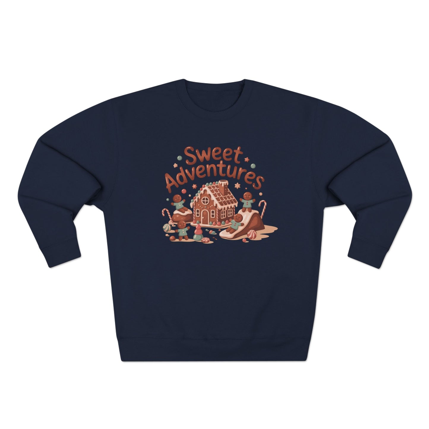 Sweet Adventures Sweatshirt — Gingerbread House Holiday Crewneck