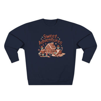 Sweet Adventures Sweatshirt — Gingerbread House Holiday Crewneck