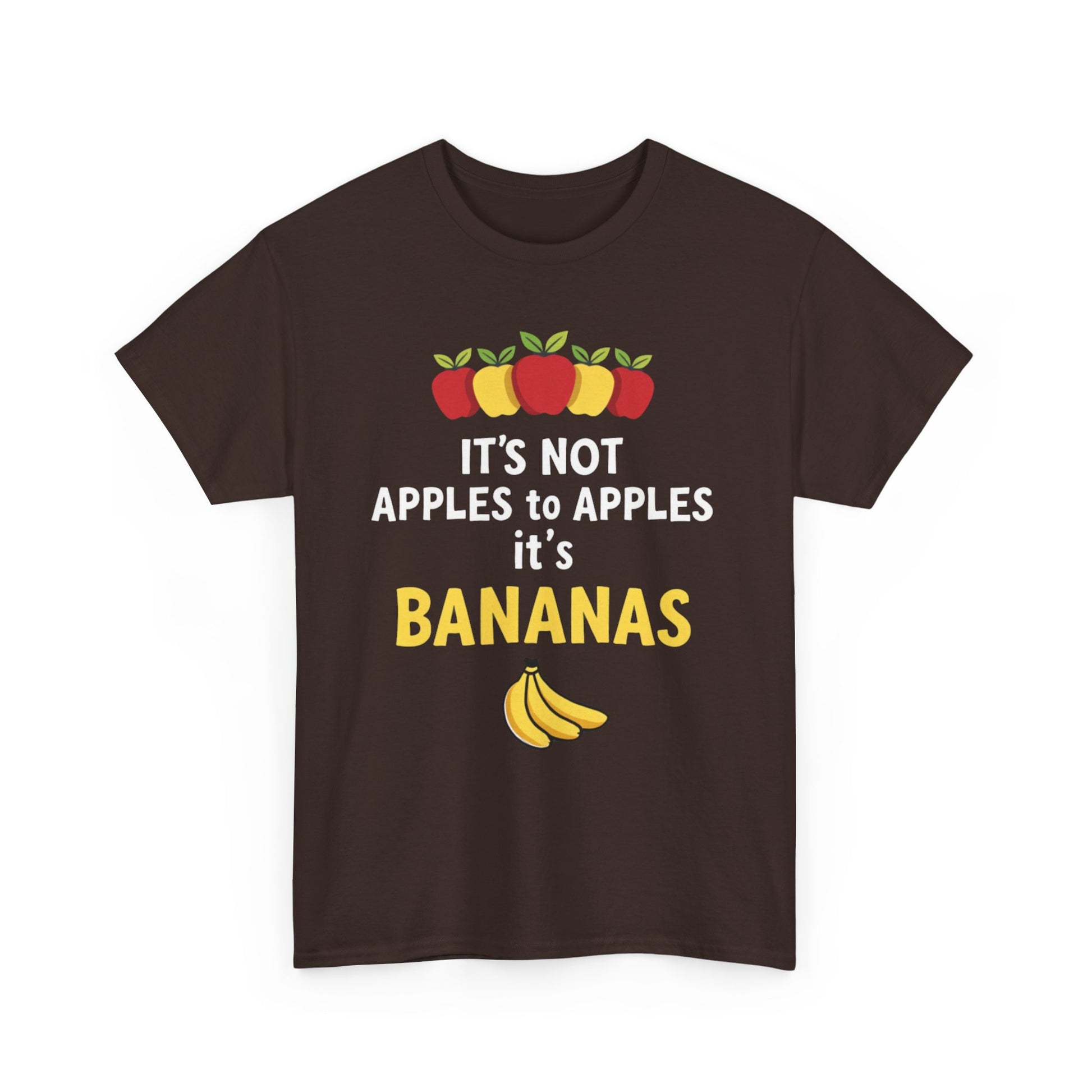 Funny Banana T-Shirt: It's Not Apples to Apples, Cute Graphic Tee for Food Lovers, Gift for Birthdays, Casual Wear, Humor Shirt - Psychonaut Swag