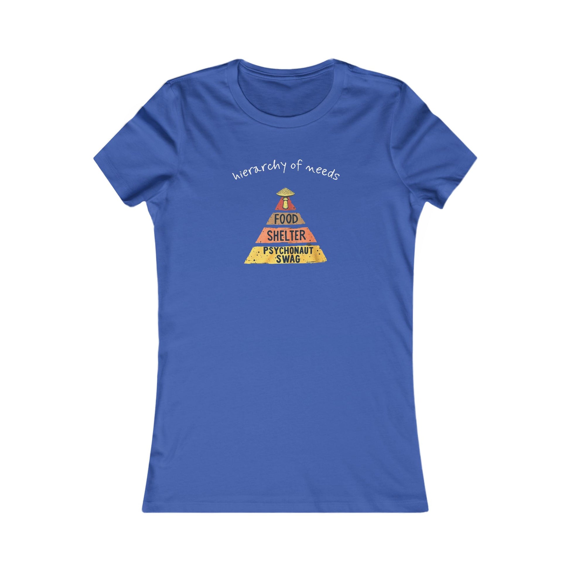 Hierarchy of Needs Design, Casual Wear, Gift for Cool Wifes, Psychology Lovers, Everyday Comfort Shirt - Psychonaut Swag