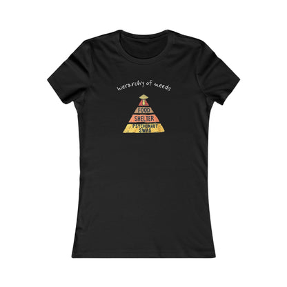 Hierarchy of Needs Design, Casual Wear, Gift for Cool Wifes, Psychology Lovers, Everyday Comfort Shirt - Psychonaut Swag