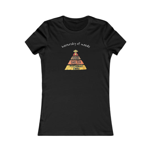Hierarchy of Needs Design, Casual Wear, Gift for Cool Wifes, Psychology Lovers, Everyday Comfort Shirt - Psychonaut Swag