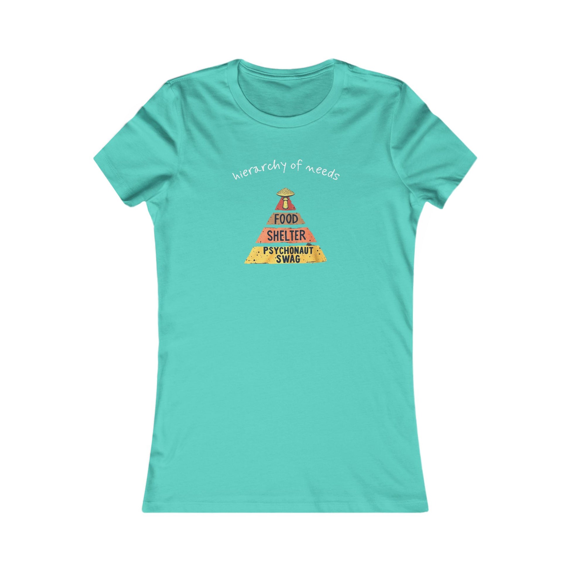 Hierarchy of Needs Design, Casual Wear, Gift for Cool Wifes, Psychology Lovers, Everyday Comfort Shirt - Psychonaut Swag