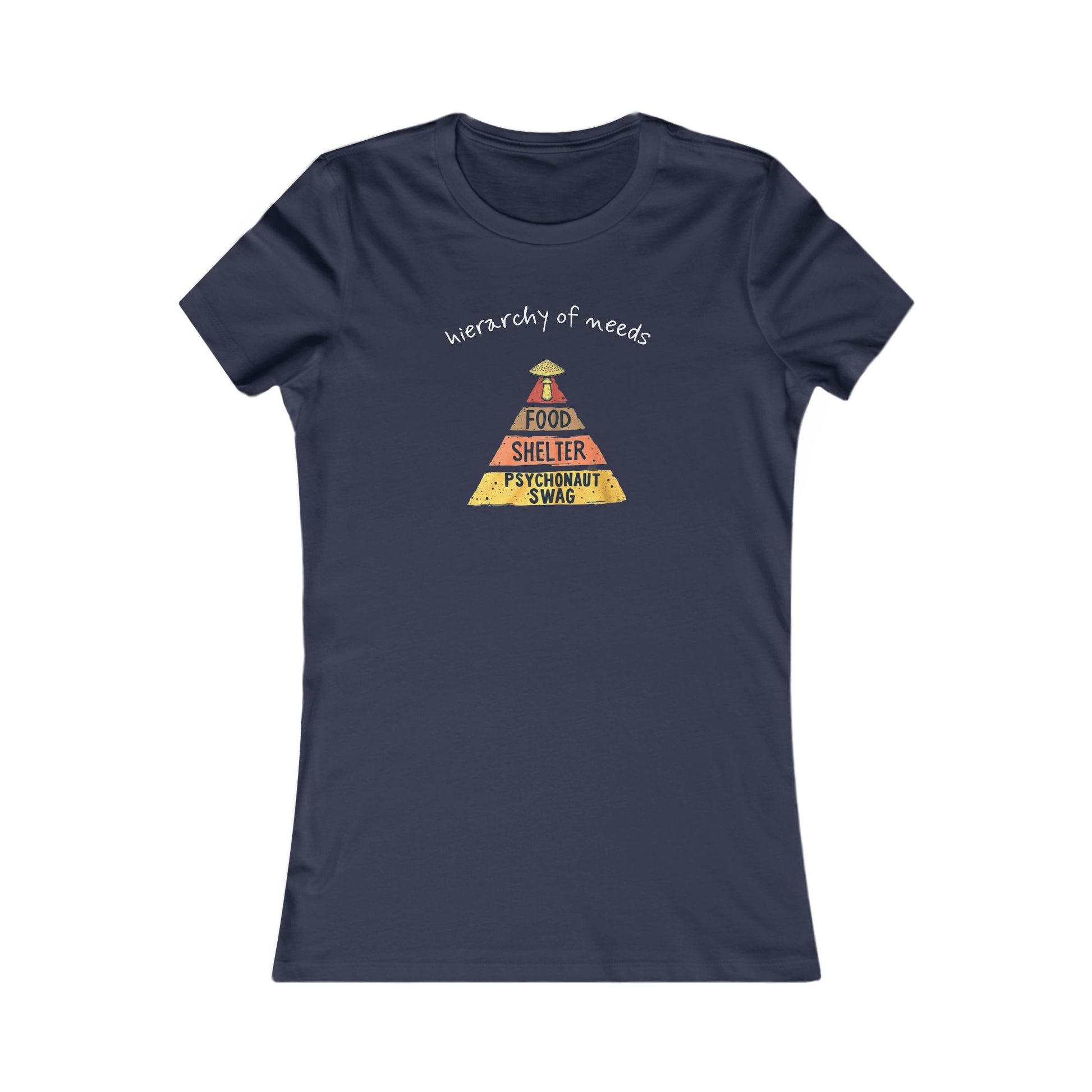 Hierarchy of Needs Design, Casual Wear, Gift for Cool Wifes, Psychology Lovers, Everyday Comfort Shirt - Psychonaut Swag