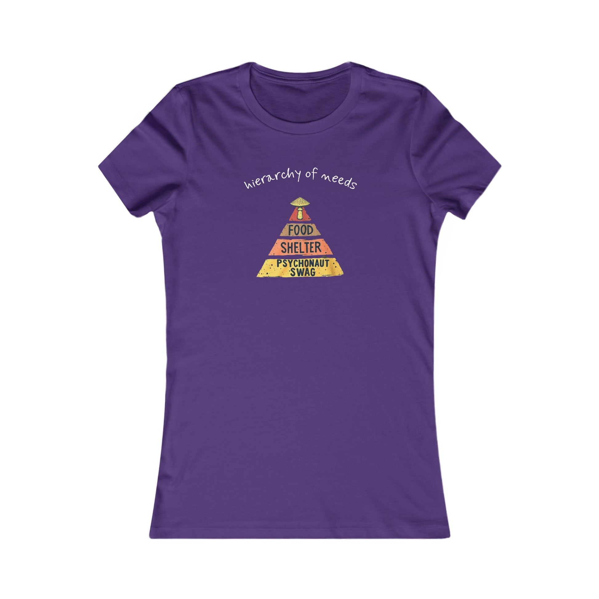 Hierarchy of Needs Design, Casual Wear, Gift for Cool Wifes, Psychology Lovers, Everyday Comfort Shirt - Psychonaut Swag