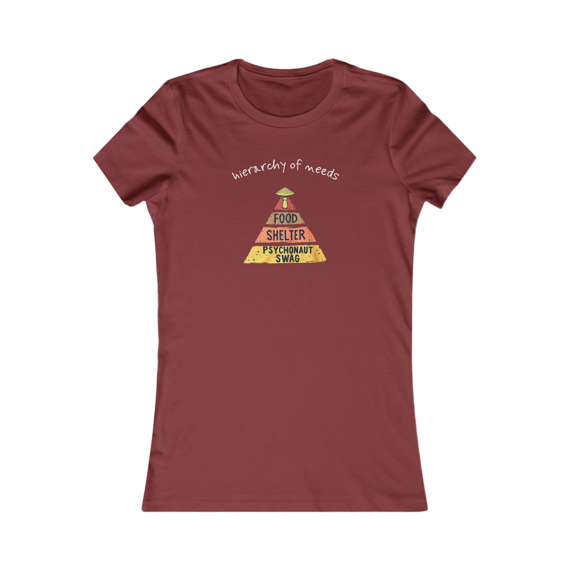 Hierarchy of Needs Design, Casual Wear, Gift for Cool Wifes, Psychology Lovers, Everyday Comfort Shirt - Psychonaut Swag