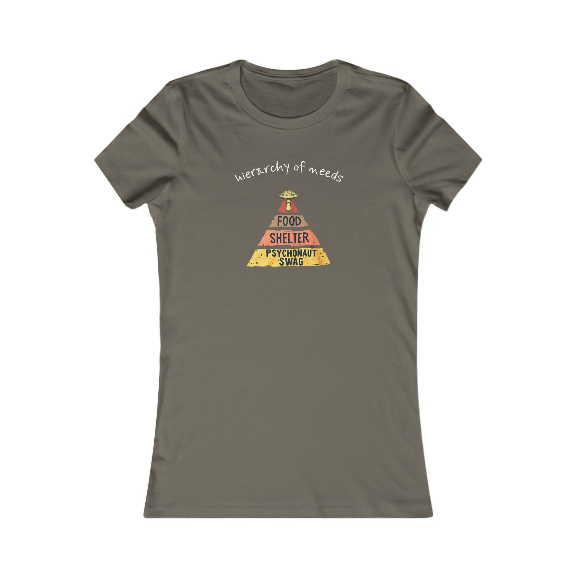 Hierarchy of Needs Design, Casual Wear, Gift for Cool Wifes, Psychology Lovers, Everyday Comfort Shirt - Psychonaut Swag