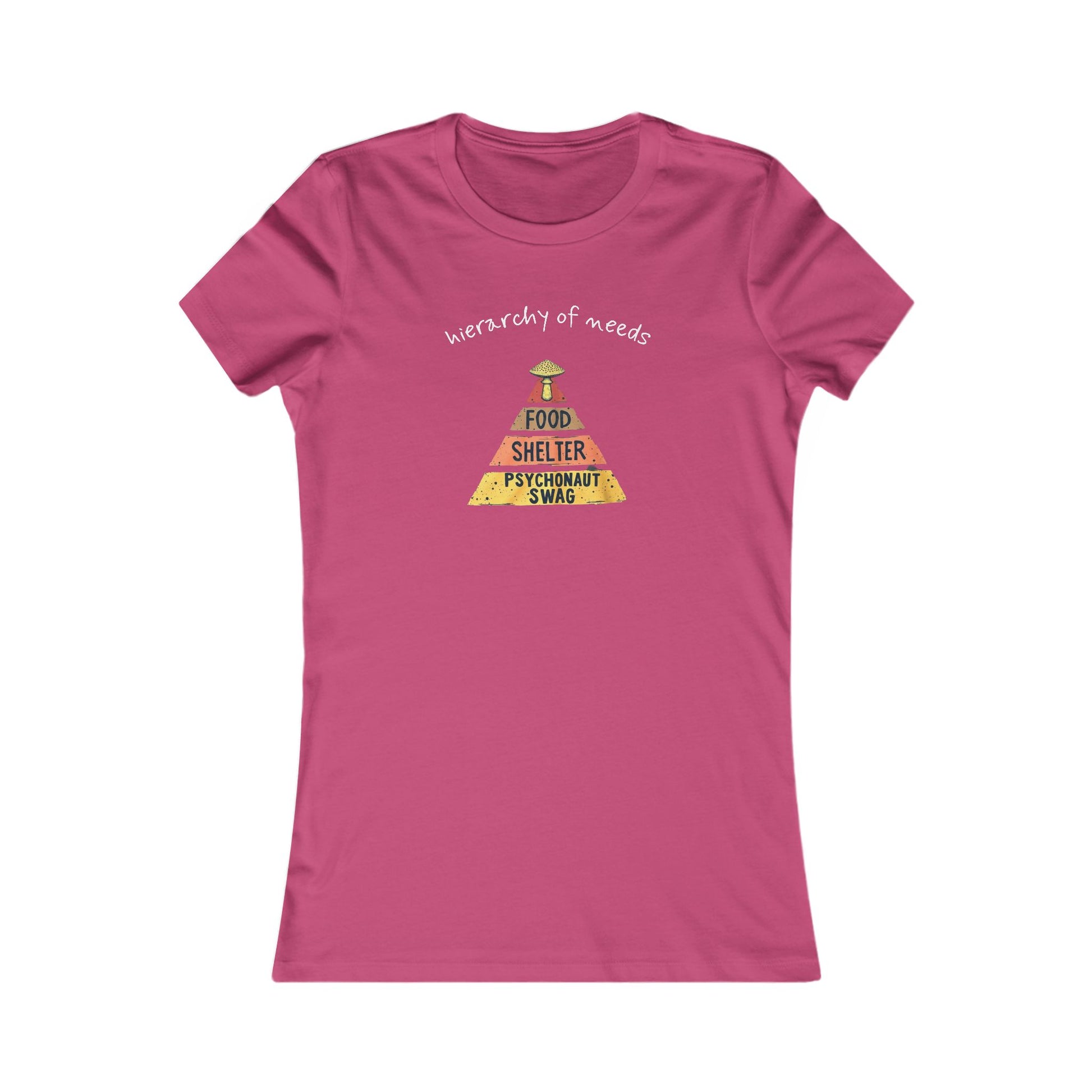 Hierarchy of Needs Design, Casual Wear, Gift for Cool Wifes, Psychology Lovers, Everyday Comfort Shirt - Psychonaut Swag